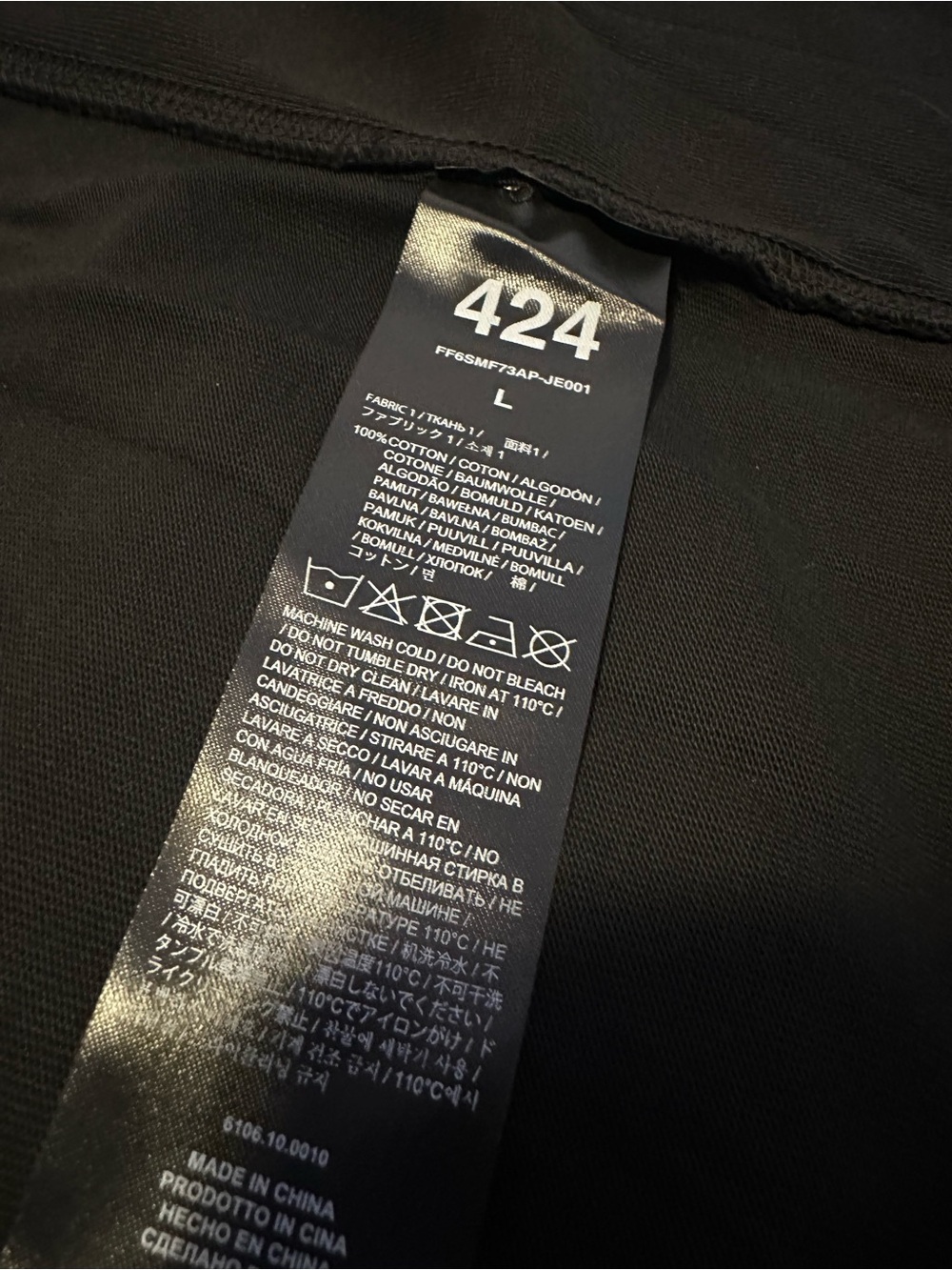 424 Crest Racing Jacket Men Large - Picture 8 of 8